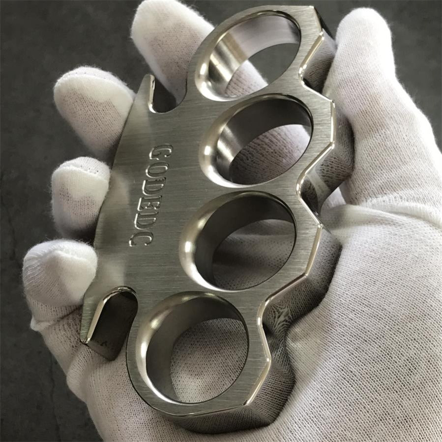 GODEDC Mirror Polished Brushed Steel Knuckle Dusters6