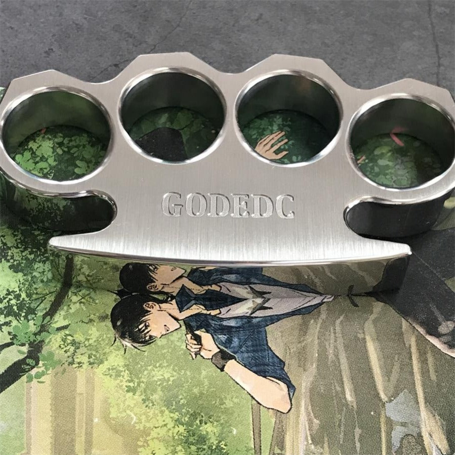 GODEDC Mirror Polished Brushed Steel Knuckle Dusters7