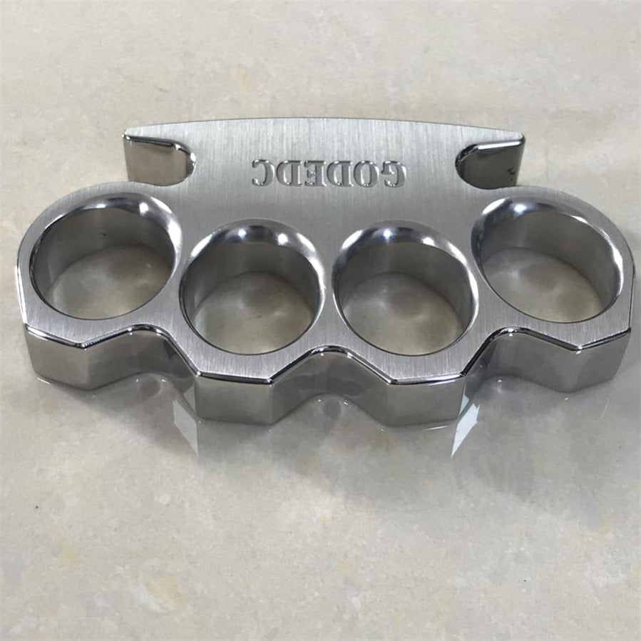 GODEDC Mirror Polished Brushed Steel Knuckle Dusters9