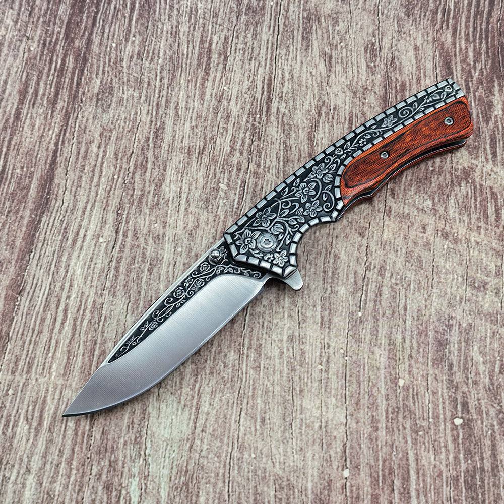 J21 folding knife side view