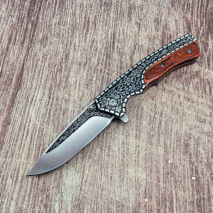J21 folding knife side view