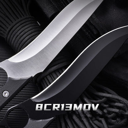 Outdoor Four-Finger Portable Handle Tool Silver Gray