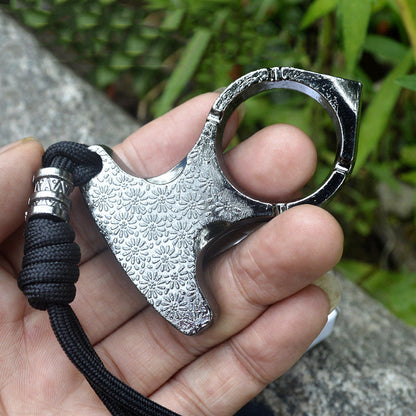 Thickened Zinc One Finger EDC Tools