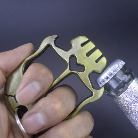Weighted and Thickened Skull Multi-function Bottle Opener