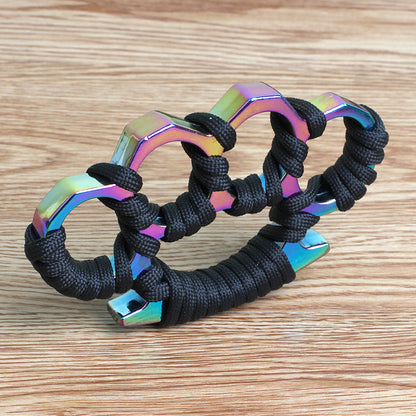 Dazzle Colorful Thickened Four Finger Outdoor Tool