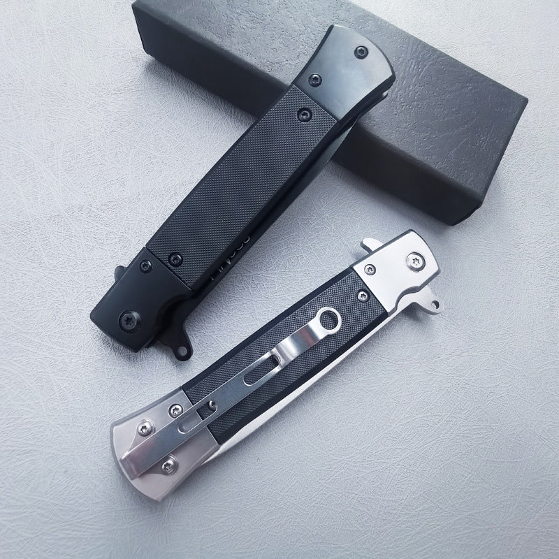 Stainless Steel Resin Handle Folding Knife