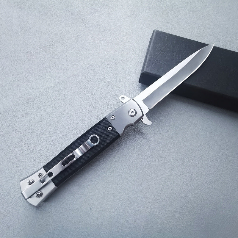Stainless Steel Resin Handle Folding Knife