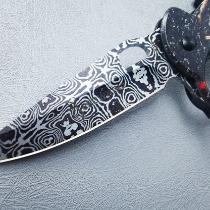 Stainless steel EDC pocket knife with packaging