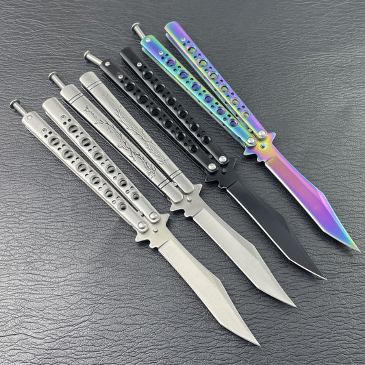 Steel Swing-hand Unsharpened Folding Knife