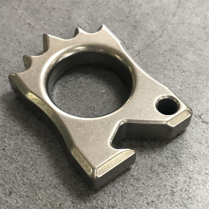 Hedgehog Knuckle Duster positioned sideways on stone10