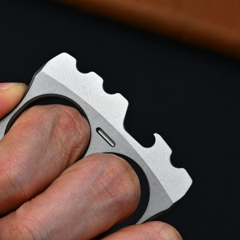 Titanium Smiley Face Knuckle Dusters Bottle Opene4