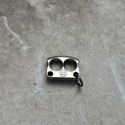 Small Size Titanium Knuckle Duster Pendant10