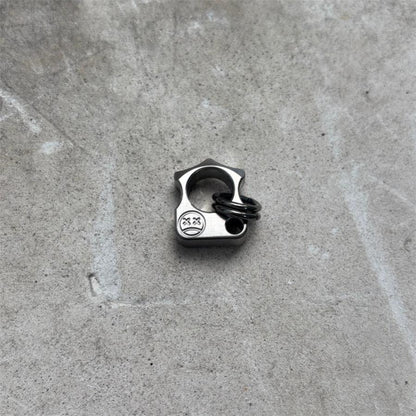 Small Size Titanium Knuckle Duster Pendant9