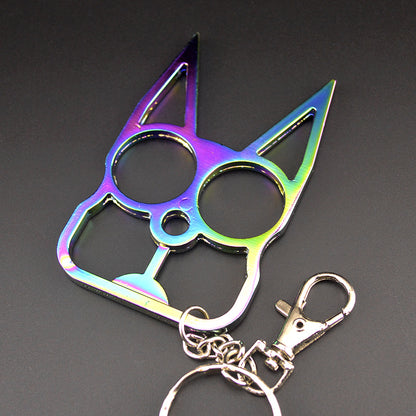 Two-Finger Cat Ear Zinc Alloy Knuckle Dusters6