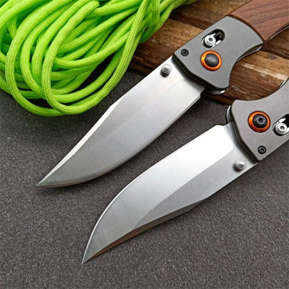 BM15080 G10 Handle and Sandalwood Handle Outdoor Folding Knife
