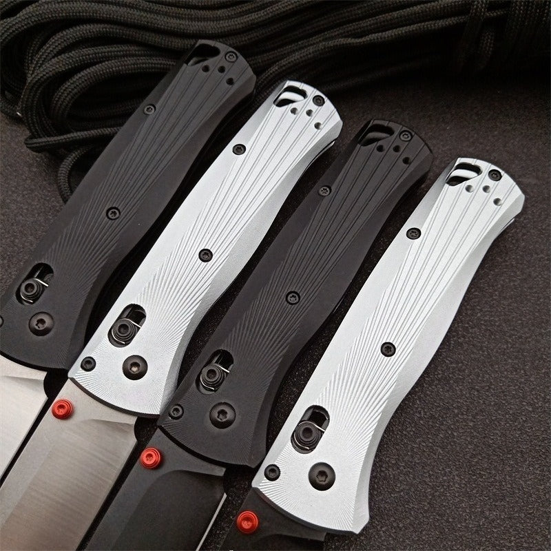 BM535 Bk-4 Titanium Handle Folding Outdoor Knife