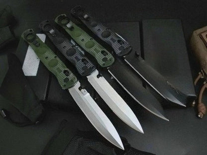 BM391 Nylon Fiberglass Plastic Handle D2 Steel Outdoor Folding Knife