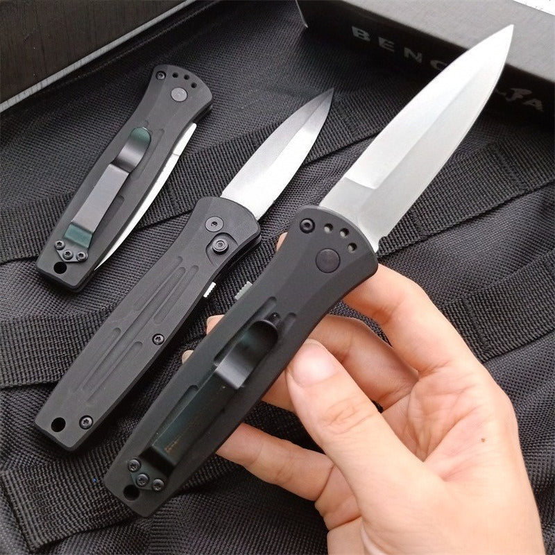 BM3551 Black Stonewashed 154CM Steel Outdoor Folding Knife