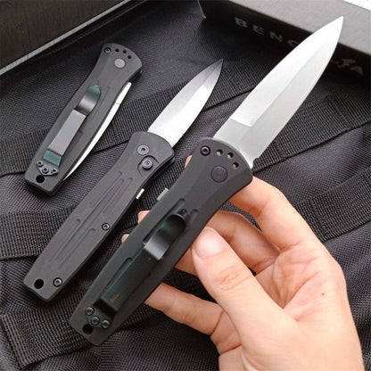 BM3551 Black Stonewashed 154CM Steel Outdoor Folding Knife