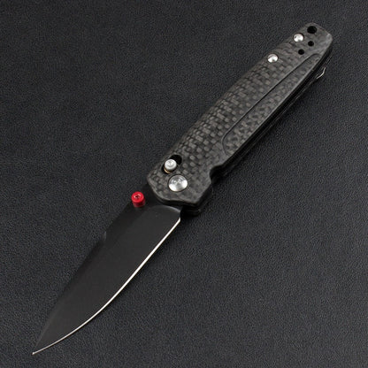 BM485 Carbon Fiber Handle D2 Outdoor Folding Knife