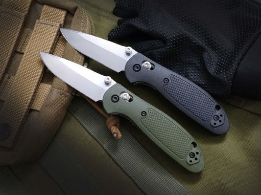 BM556 Nylon Fiberglass Plastic Handle Outdoor Folding Knife