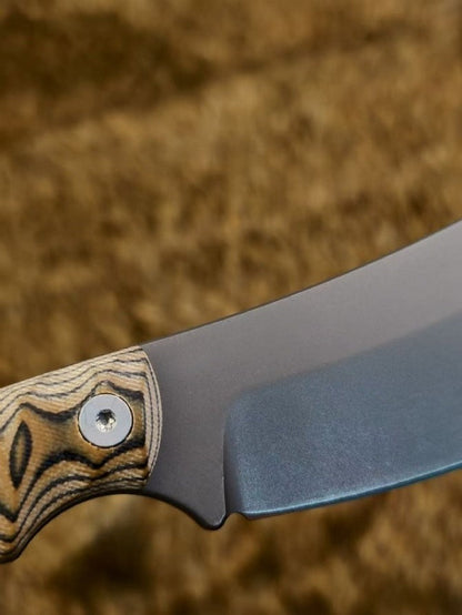 USA-10 Steel Dual-tone G10 Sand-colored K-sheath Outdoor Knife