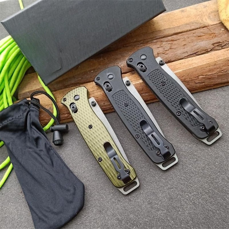 BM537GY Nylon Fiberglass Edition Black Outdoor Folding Knife