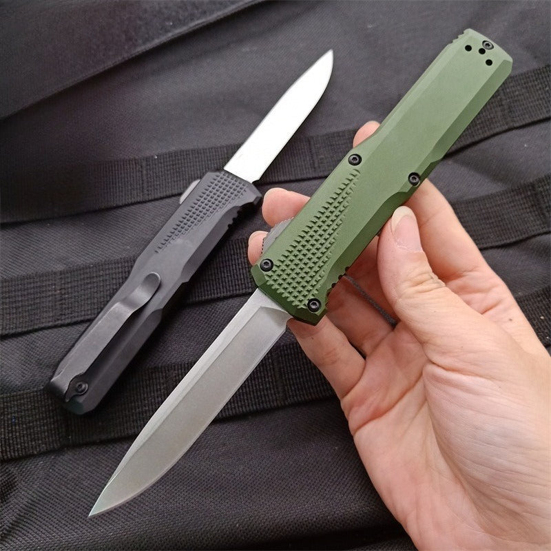 BM4600 T6 Aluminum Alloy Anodized White Portable Outdoor Knife