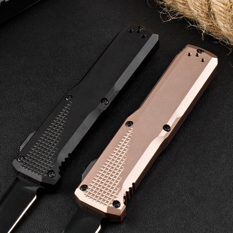 BM4600 T6 Aluminum Alloy Anodized Black Outdoor Portable Knife
