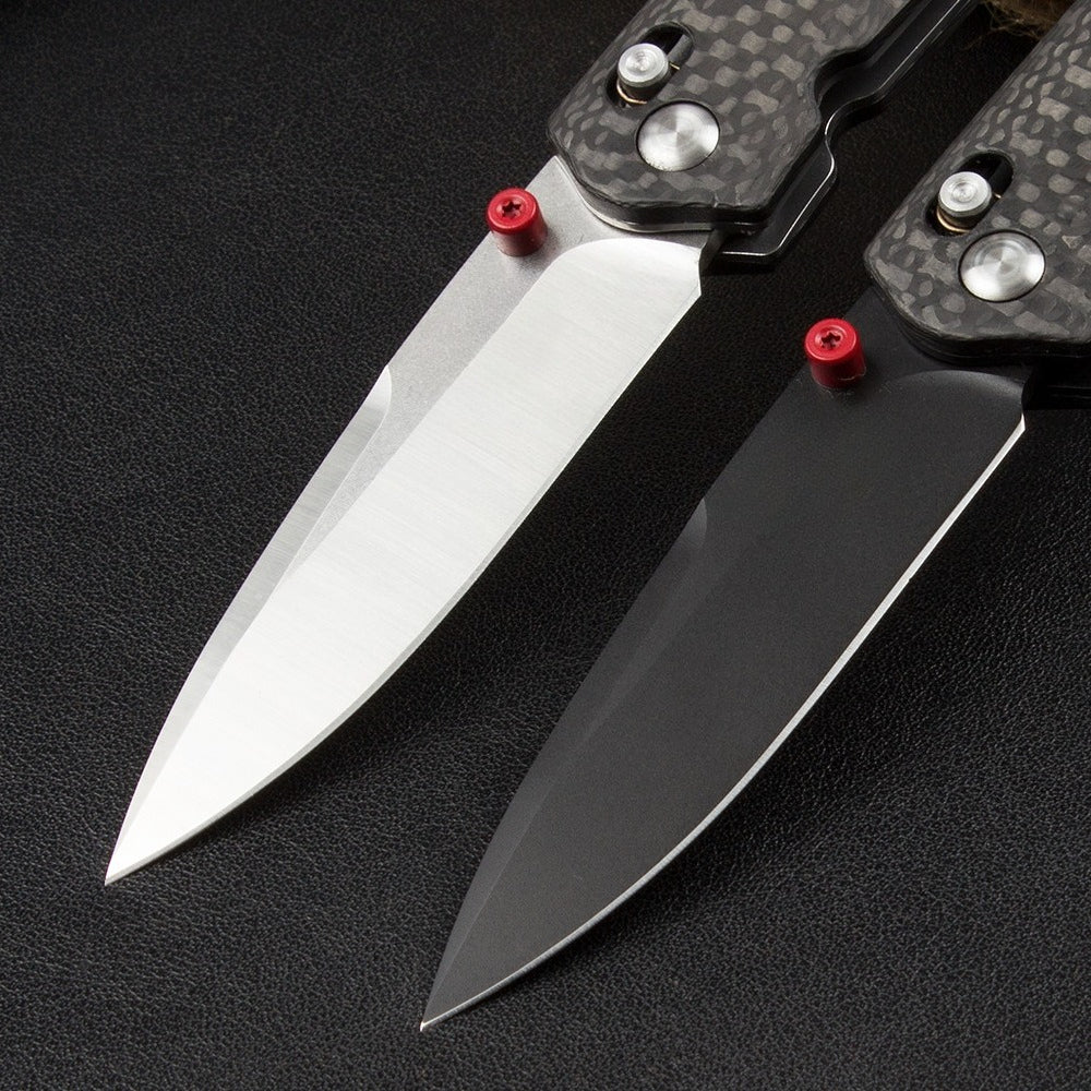 BM485 Carbon Fiber Handle D2 Outdoor Folding Knife