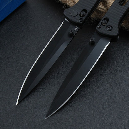 BM417 All-black Folding Outdoor Knife