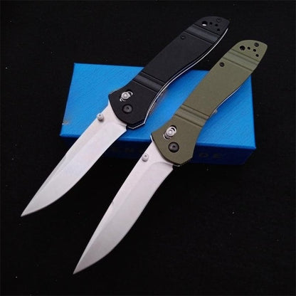 BM710D G10410 Stainless Steel Lined Outdoor Folding Knife