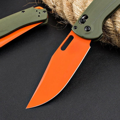 BM15535 Green G10 Handle Outdoor Folding Knife