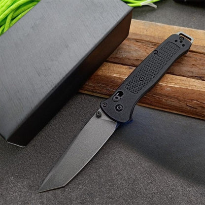 BM537GY Nylon Fiberglass Edition Black Outdoor Folding Knife