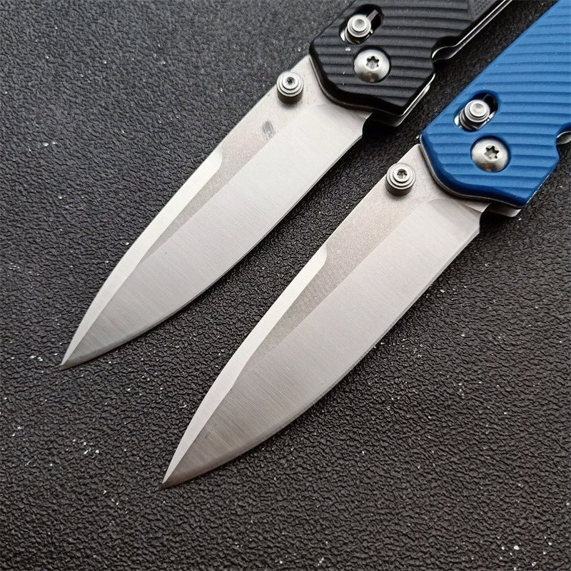 BM485 D2 Steel Fiberglass Edition Outdoor Folding Portable Knife