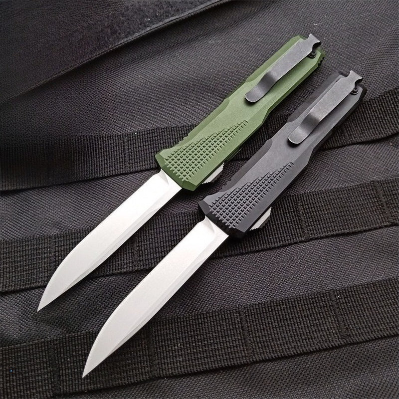 BM4600 T6 Aluminum Alloy Anodized White Portable Outdoor Knife