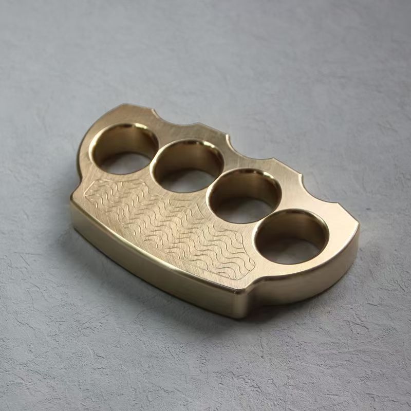 Wave Pattern Design Brass Thick Outdoor Tool