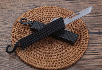 Mini Keychain Black Outdoor Knife