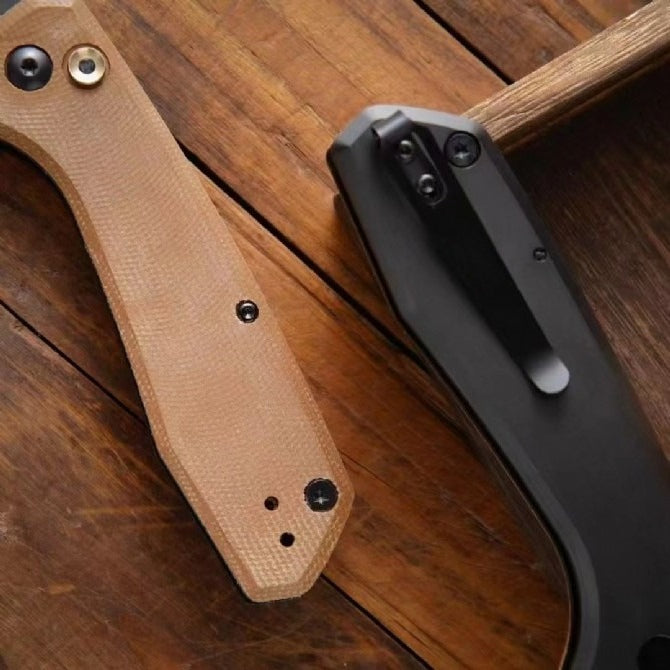 ZT0512 Stylish Brown Handle Outdoor Portable Knife