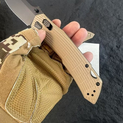 ZT0203 Desert-colored Outdoor Folding Knife
