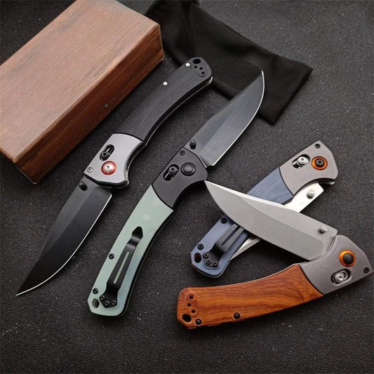 BM15080 G10 Handle Material 9cr18mov Outdoor Folding Knife