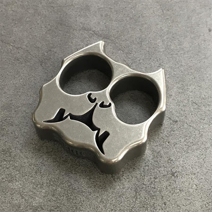 GODEDC Titanium TC21 Dog Head Two Hole Outdoor Tool