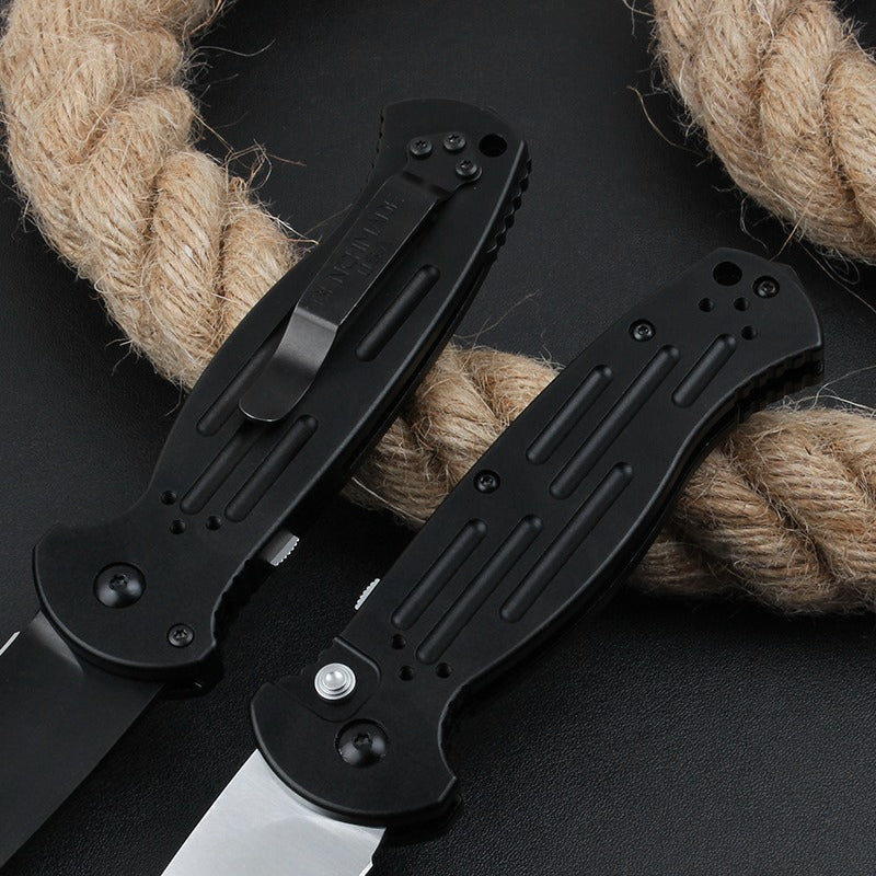 BM9051 AFO II 59-60HRC T6 Aluminum Alloy Anodized CNC Outdoor Portable Knife