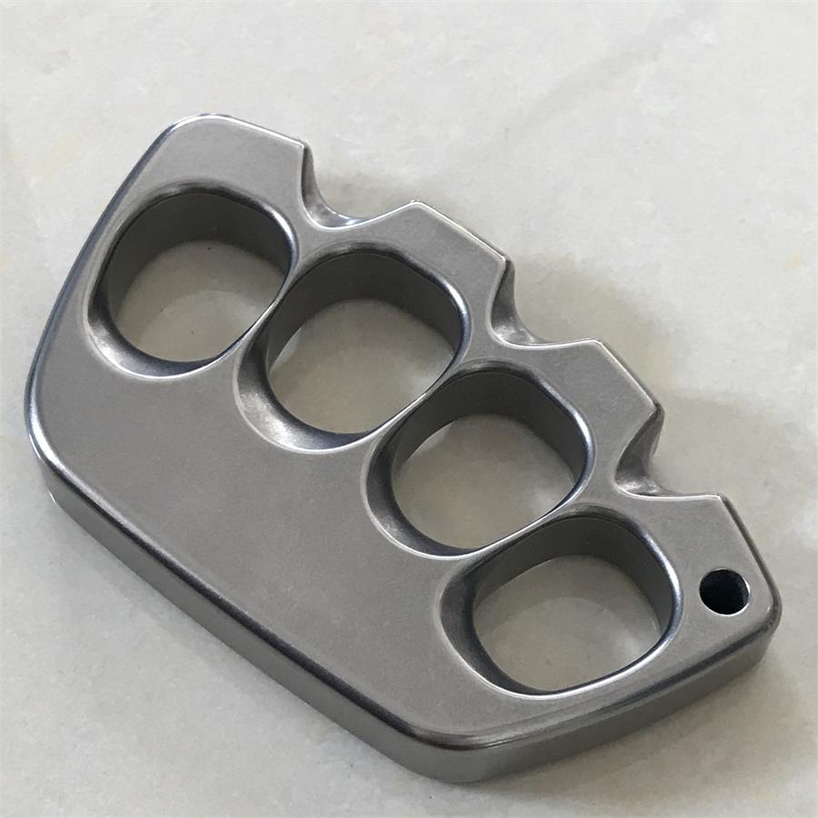 Creative Stonewashed Polished Style Big Hole Titanium Outdoor Tool