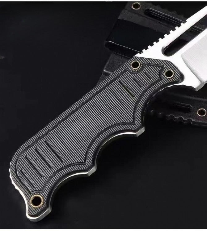 Mini 5CR13 Steel with Nylon Glass Fiber Optic Shank Knife