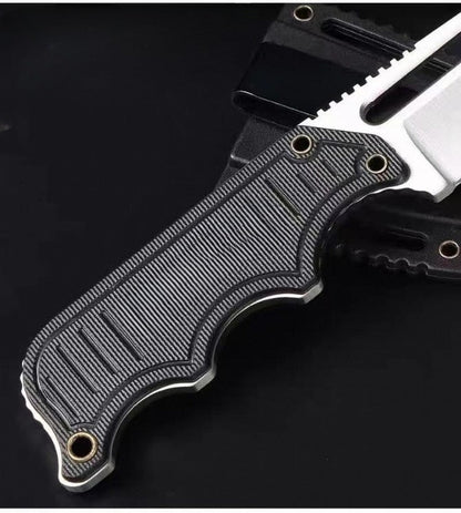 Mini 5CR13 Steel with Nylon Glass Fiber Optic Shank Knife