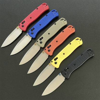 Outdoor BM 535 535S Folding Glass Fiber Camping Pocket Knife