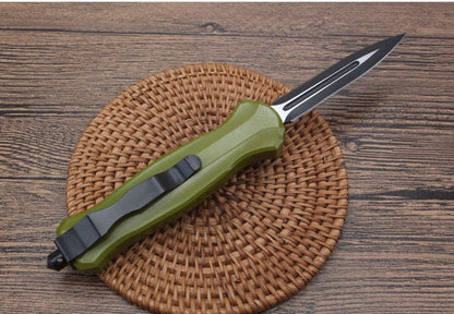 BM3300 Small Green Handle Aluminum Alloy Outdoor Portable Knife