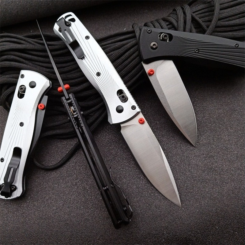 BM535 Bk-4 Titanium Handle Folding Outdoor Knife