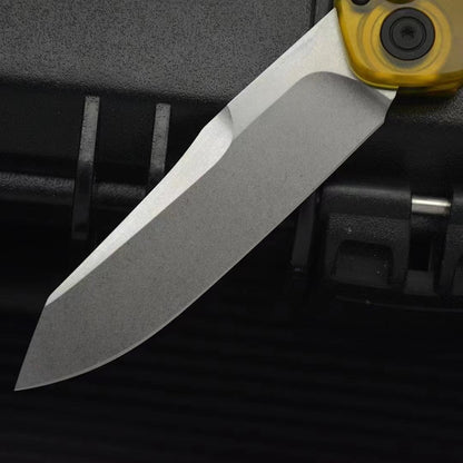 BM9400 PEA Transparent Handle D2 Steel Outdoor Portable Knife